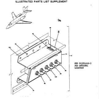 GRUMMAN AEROSPACE CORPORATION MODEL F-10 WITH GRUMMAN THRUST REVERSERS (IPC) Illustrated Parts Catalog Download