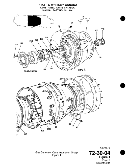 PTGA- 381-411-421-42A Turboprop Engine Illustrated Parts Catalog
