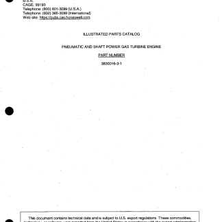 GTCP36-100(A) Illustrated Parts Catalog (IPC) Download