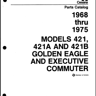 Cessna 421 Illustrated Parts Catalog (IPC) Download