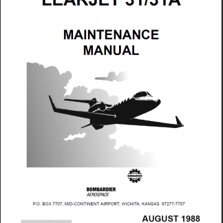 Learjet 31 AMM Maintenance Manual Download