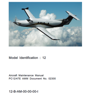 Pilatus PC-12 AMM Maintenance Manual Download