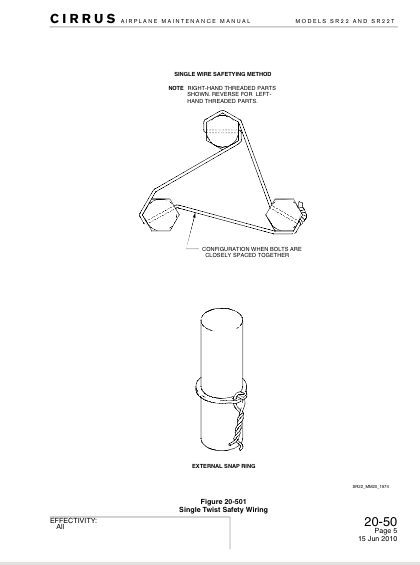 Cirrus SR22 Aircraft Maintenance Manual (AMM) Download