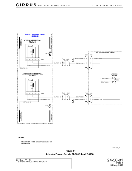 Cirrus SR22 Wire Diagram Manual (WDM) Download