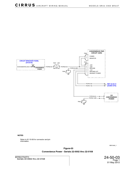 Cirrus SR22 Wire Diagram Manual (WDM) Download