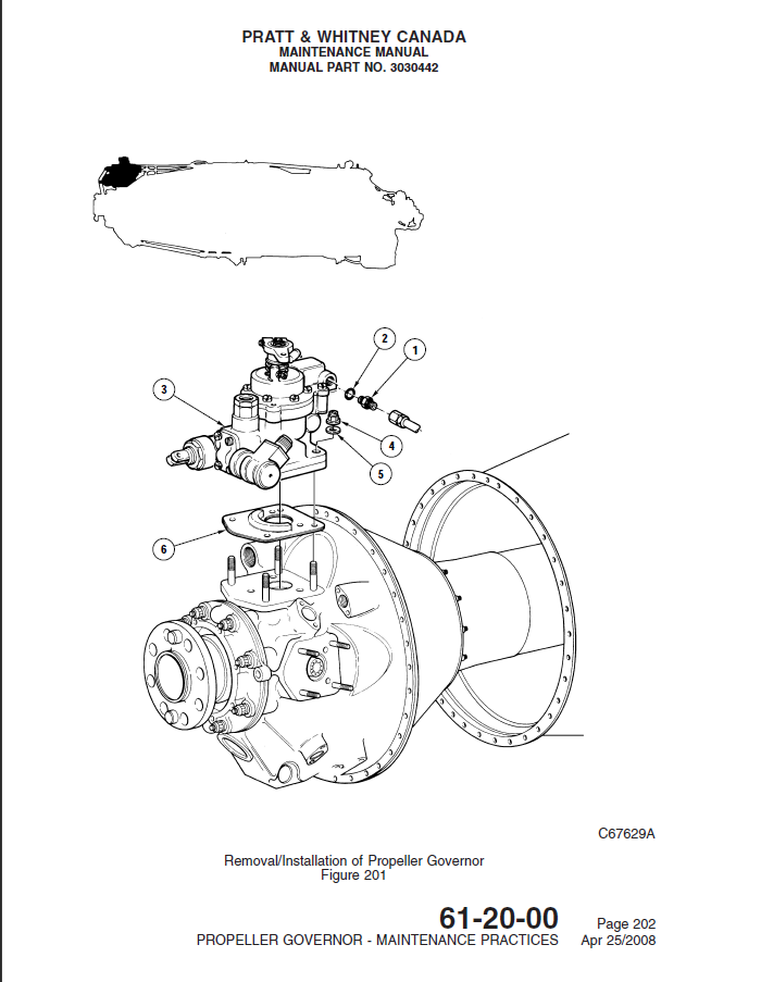 PT6A-11, 11AG, 15AG, 110, 112, 121 AMM Maintenance Manual