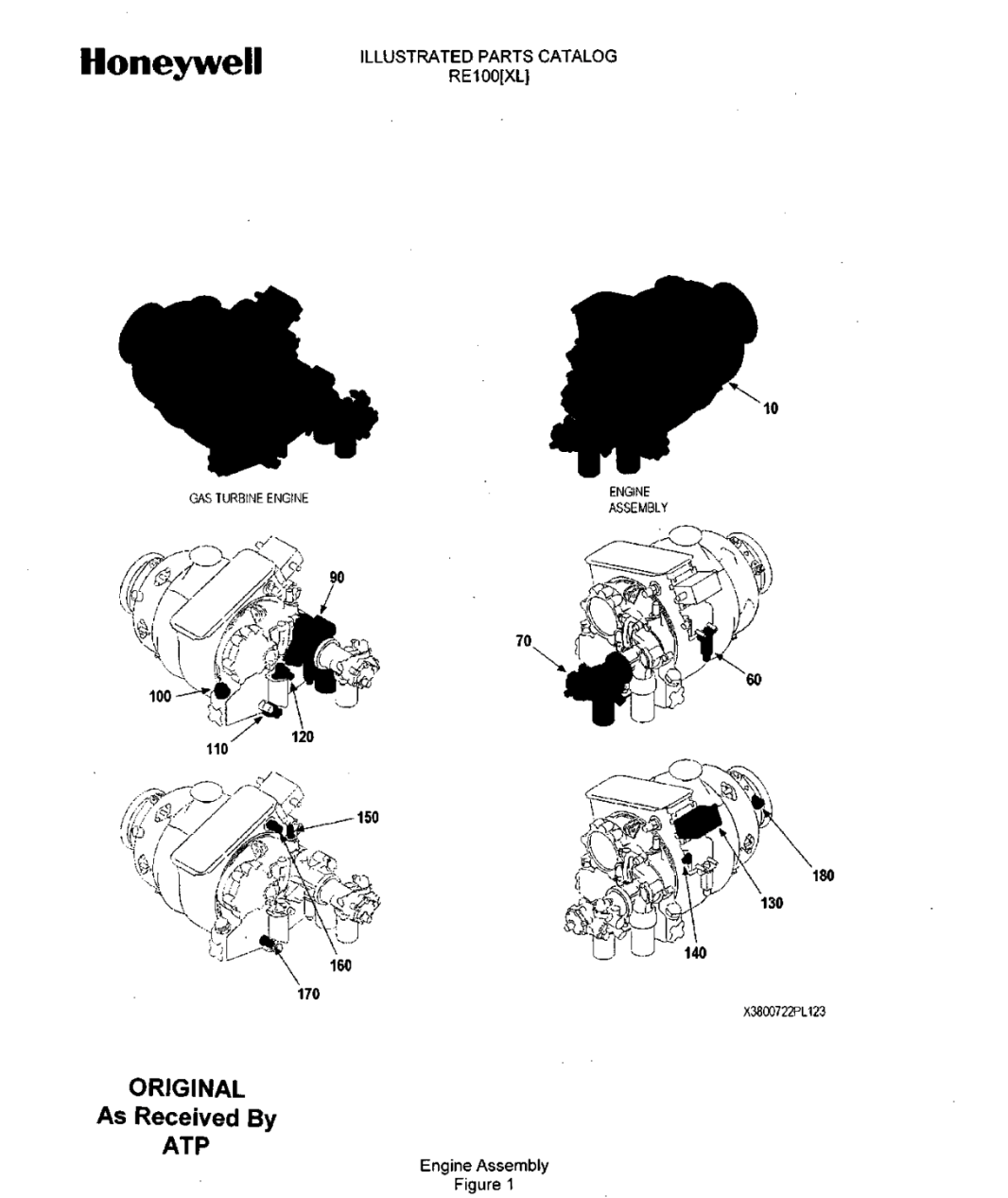 Engine Model No. RE100CXL1 Illustrated Parts Catalog