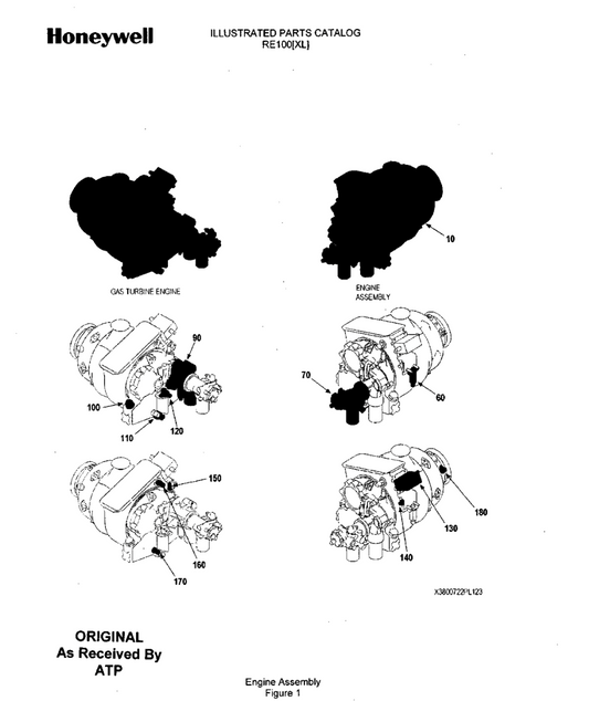 Engine Model No. RE100CXL1 Illustrated Parts Catalog