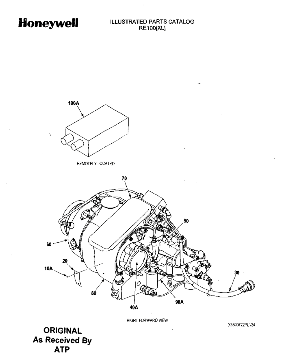 Engine Model No. RE100CXL1 Illustrated Parts Catalog