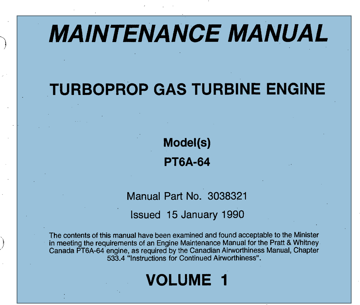 PT6A-64 Maintenance Manual