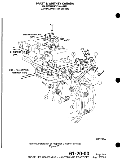 PT6A-60A/-60AG/-61 Turboprop Engine Maintenance Manual